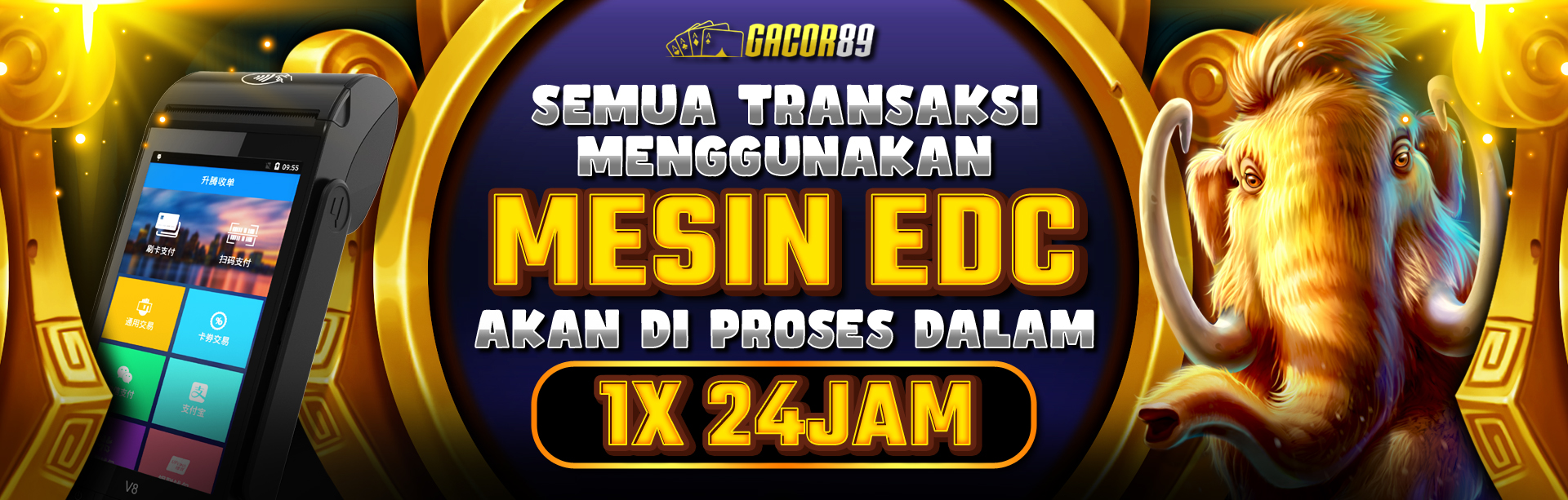 DEPOSIT EDC DI PROSES 1 x 24 JAM