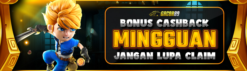 BONUS CASHBACK MINGGUAN 3 %